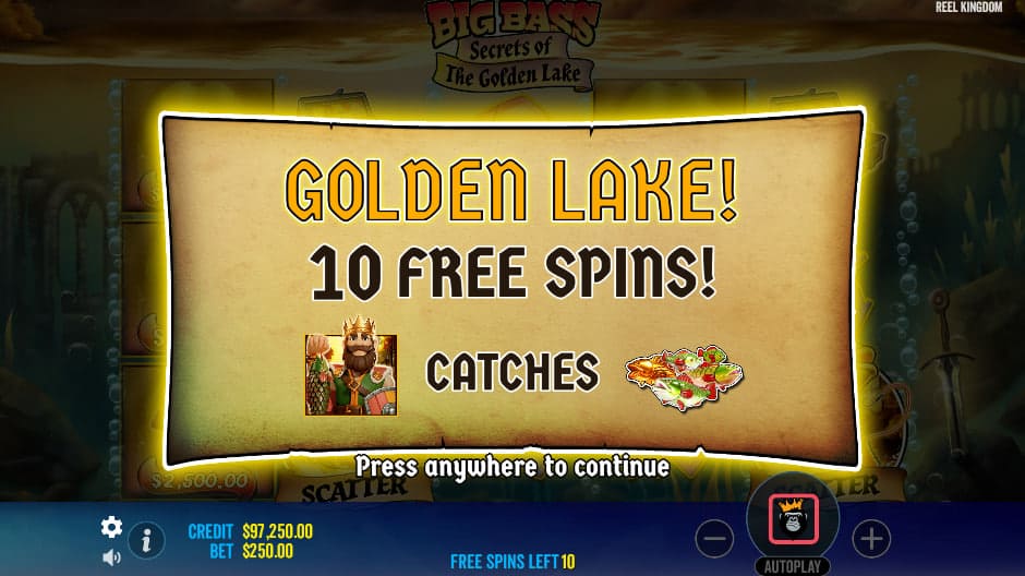 big bass secrets of the golden lake casino